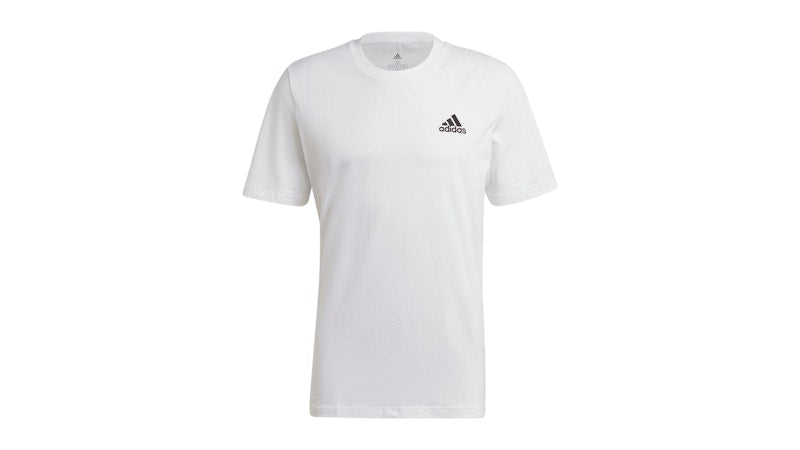 adidas Essentials Embroidered Small Logo T-Shirt White/Black