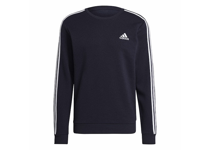 adidas Essentials Fleece 3-Stripes Sweatshirt Legend Ink/White
