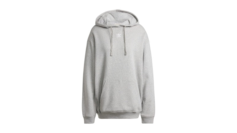 adidas Essentials Loose French Terry Hoodie Medium Grey Heather