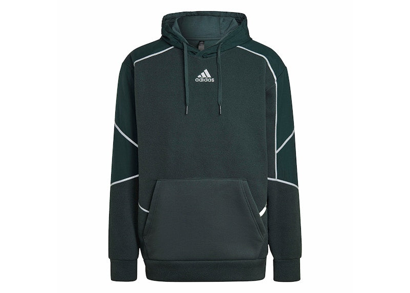 adidas Essentials Reflect In The Dark Polar Fleece Hoodie Shadow Green/Pulse Olive/Halo Silver