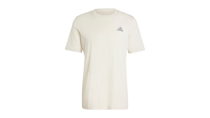 adidas Essentials Single Jersey Embroidered Small Logo T-Shirt Alumina