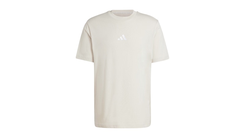 adidas Essentials Small Logo Single Jersey T-Shirt Wonder Alumina/White