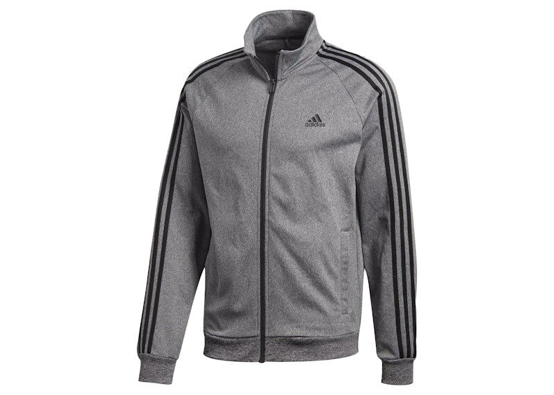 adidas Essentials Track Jacket Dark Grey Heather/Black