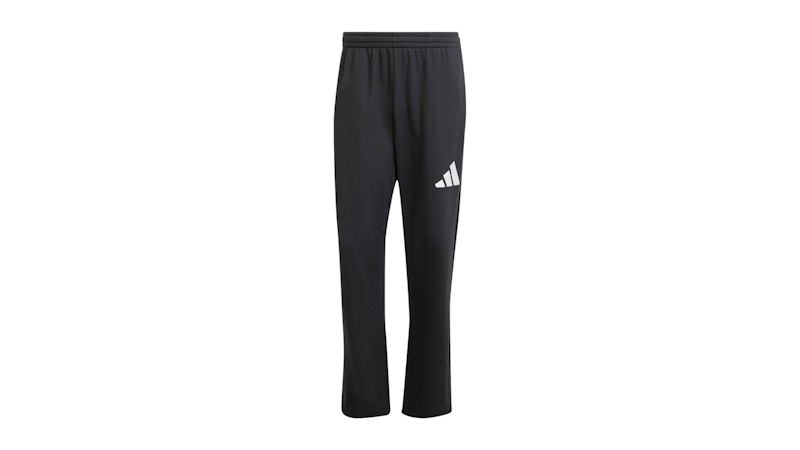 adidas Essentials Wide Leg 3 Bar Logo Pant Black/White