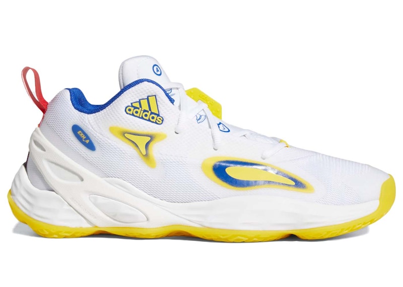 adidas Exhibit-A Cloud White Team Yellow