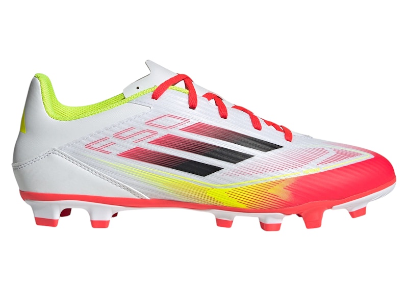 adidas F50 Club FG/MG Cloud White Core Black Solar Yellow