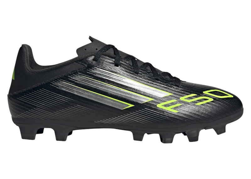 adidas F50 Club FG/MG Core Black Iron Metallic Lucid Lemon