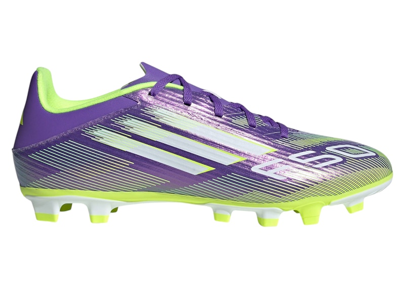 adidas F50 Club FG/MG Purple Rush Cloud White Lucid Lemon