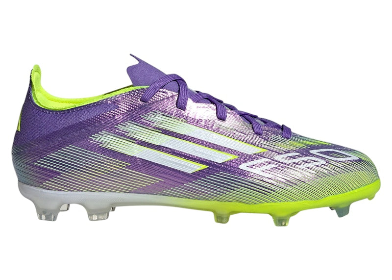 adidas F50 Elite FG Purple Rush Cloud White Lucid Lemon (GS)