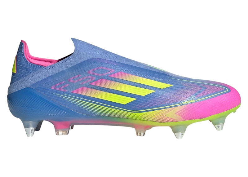 adidas F50 Elite Laceless SG Blue Fusion Lucid Lemon Lucid Pink