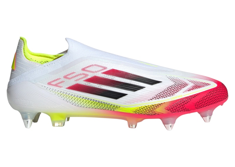 adidas F50 Elite Laceless SG Cloud White Core Black Solar Yellow