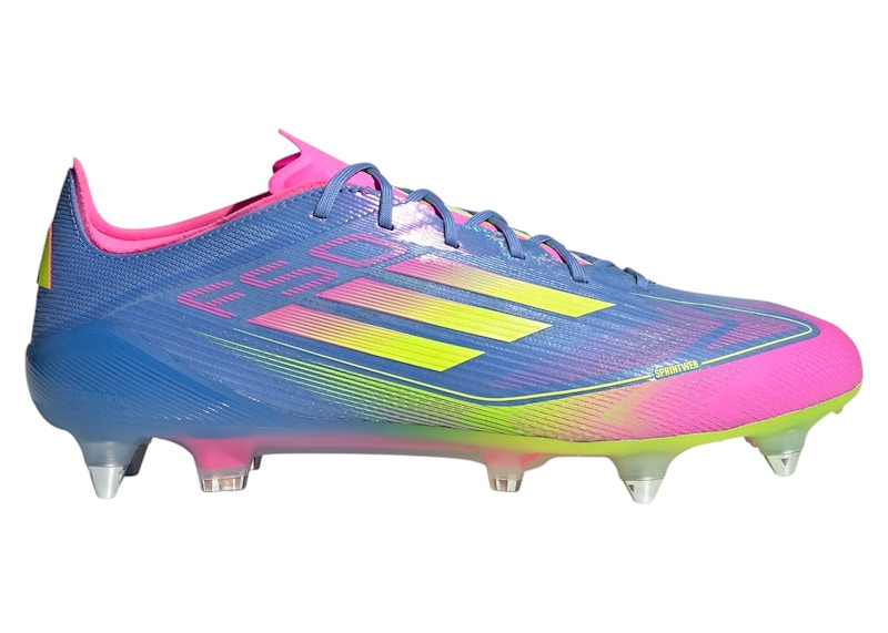 adidas F50 Elite SG Blue Fusion Lucid Lemon Lucid Pink