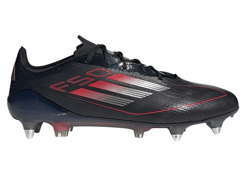 adidas F50 Elite SG Core Black Iron Metallic Lucid Red
