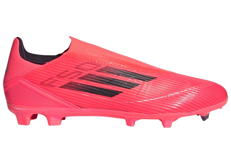adidas F50 League Laceless Firm/Multi-Ground Turbo Aurora Black Platinum Metallic