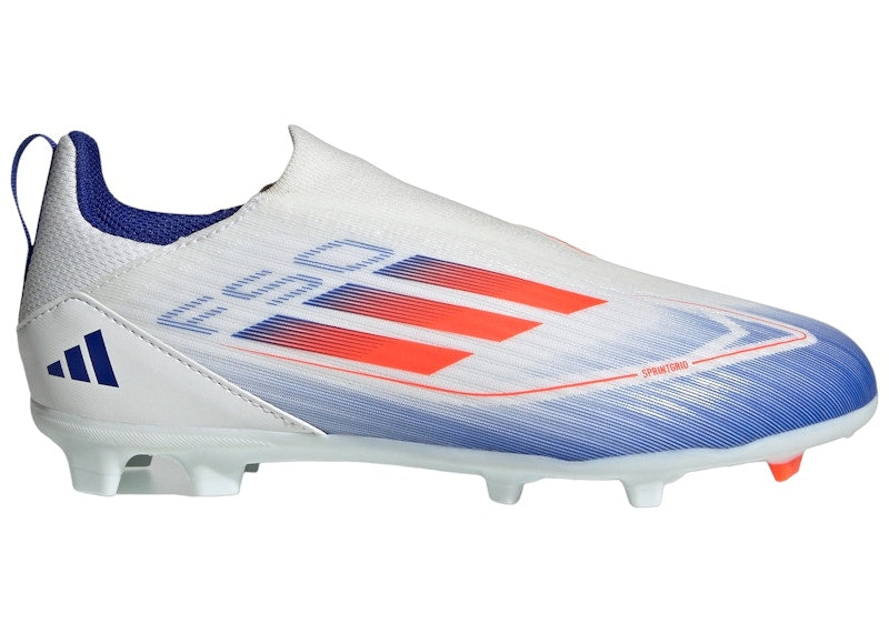 adidas F50 League Laceless Multi-Ground Cloud White Solar Red Lucid Blue (GS)