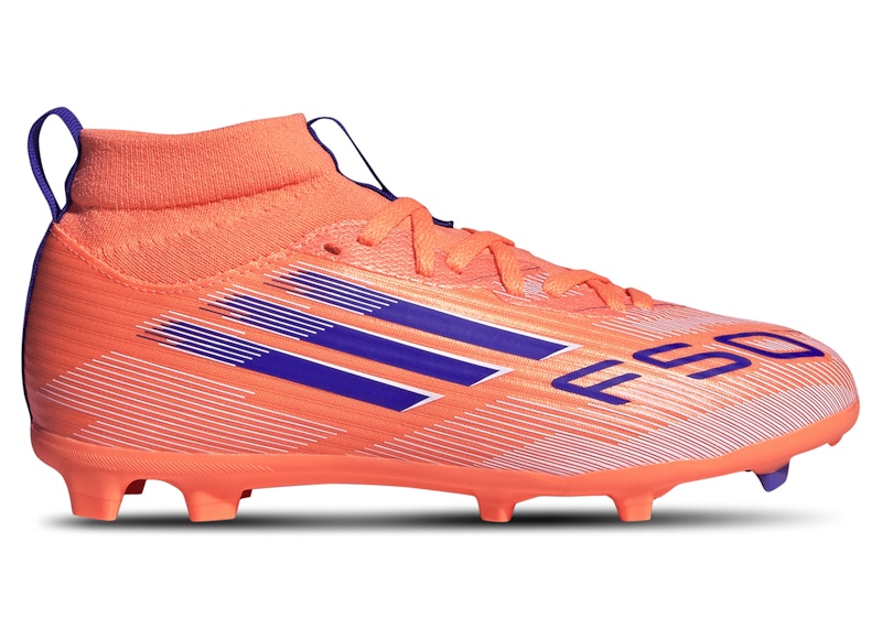 adidas F50 League Mid-Cut FG/MG Coral Blaze Pack (Kids)