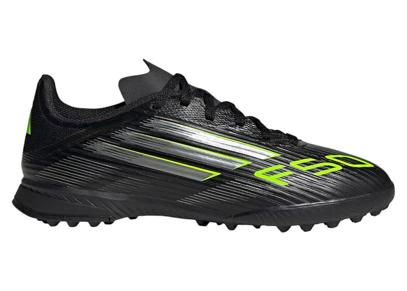 adidas F50 League Turf Core Black Iron Metallic Lucid Lemon (GS)