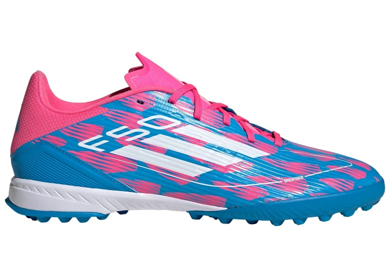 adidas F50 League Turf Solar Blue Cloud White Solar Pink