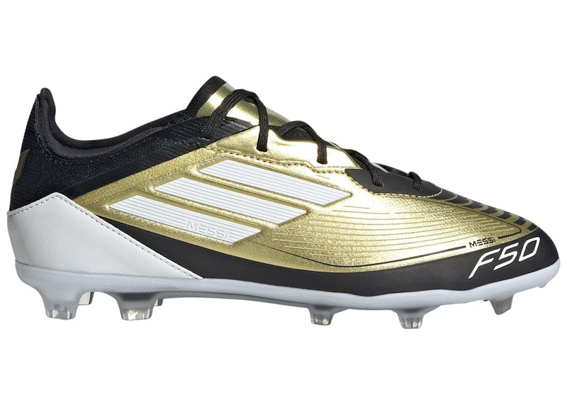 adidas F50 Pro FG Messi Gold Metallic Cloud White Core Black (GS)