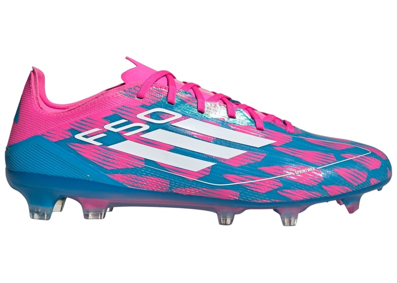 adidas F50 Pro FG Solar Blue Cloud White Solar Pink