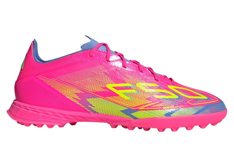 adidas F50 Pro Turf Lucid Pink Lucid Lemon Blue Fusion