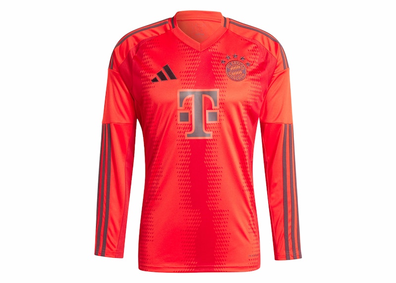 adidas FC Bayern 24/25 Long Sleeve Home Jersey Red