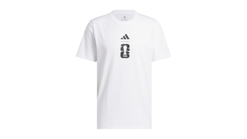 adidas FIFA World Cup 2026 Match Ball Graphic T-Shirt White