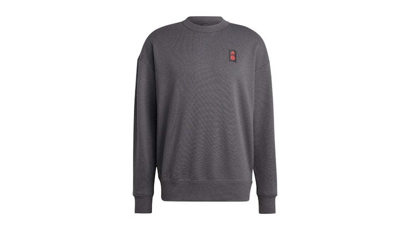 adidas Fc Bayern Lifestyler Crew Sweatshirt Grey Six