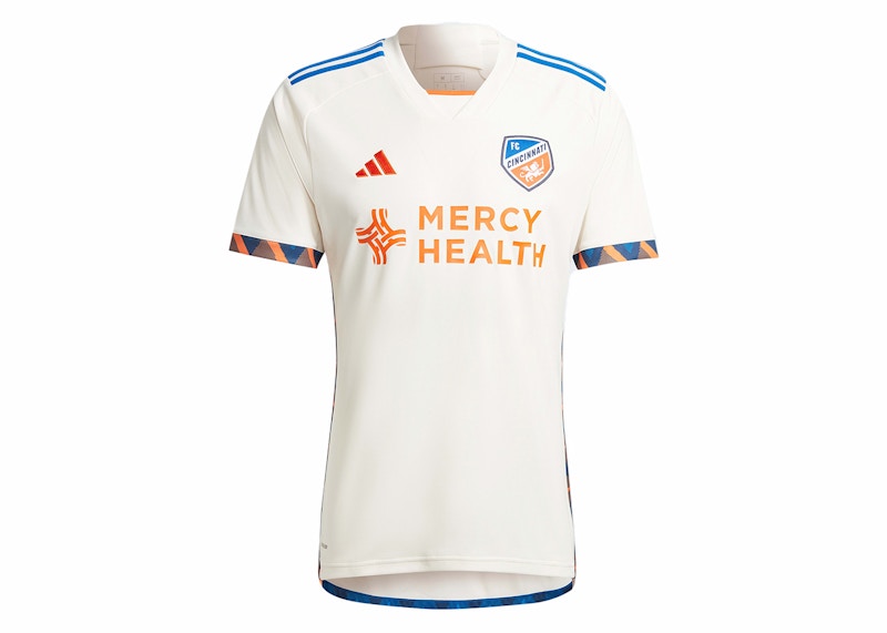 adidas FC Cincinnati 24/25 Away Jersey Chalk White