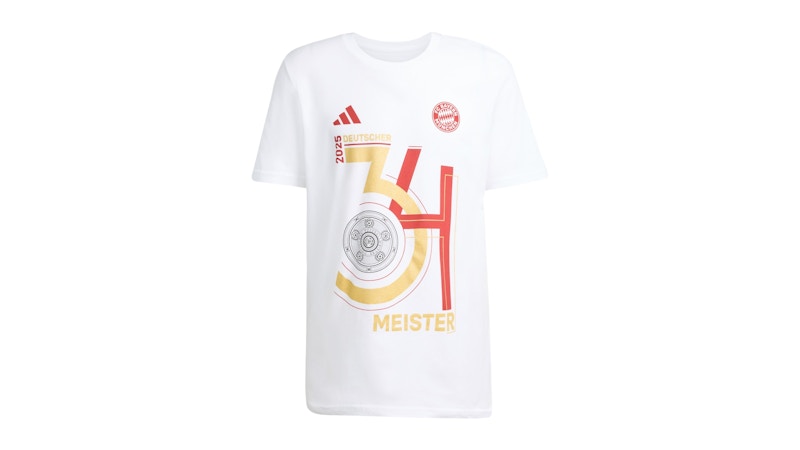 adidas Fcb Championship Winner T-Shirt Men White