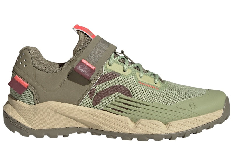 adidas Five Ten Trailcross Clip-In Magic Lime Burgundy Orbit Green (Women's)