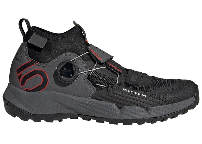 adidas Five Ten Trailcross Pro Clip-In Grey Core Black Red (Women's)
