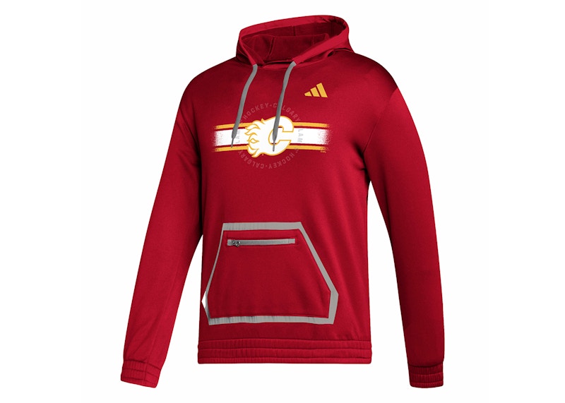 adidas Flames Team Issue Pullover Hoodie Team Power Red/Mgh Solid Grey/Multi