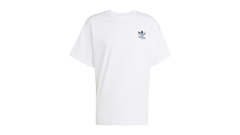adidas Florals Logo Oversized T-Shirt White