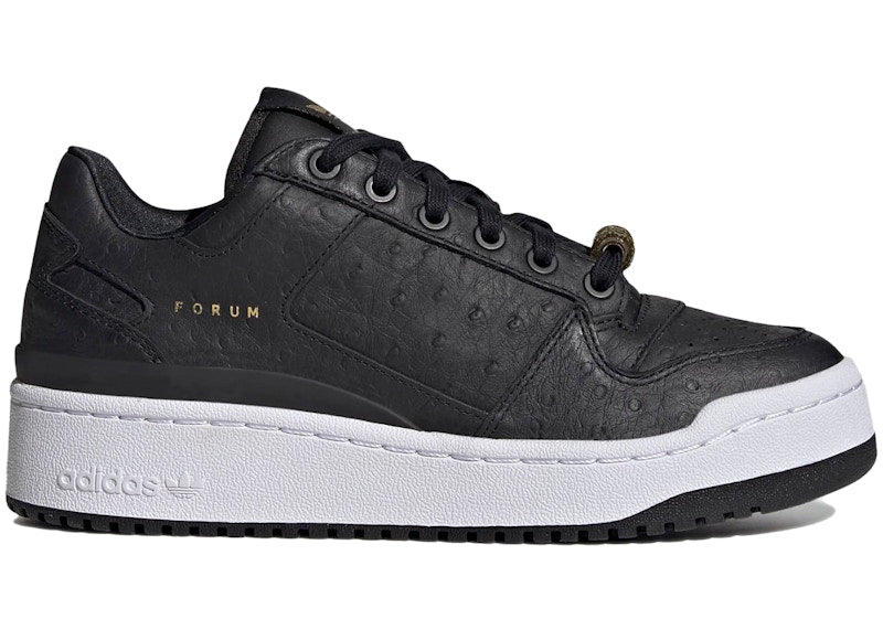 adidas Forum Bold Core Black Gold Metallic (Women's)