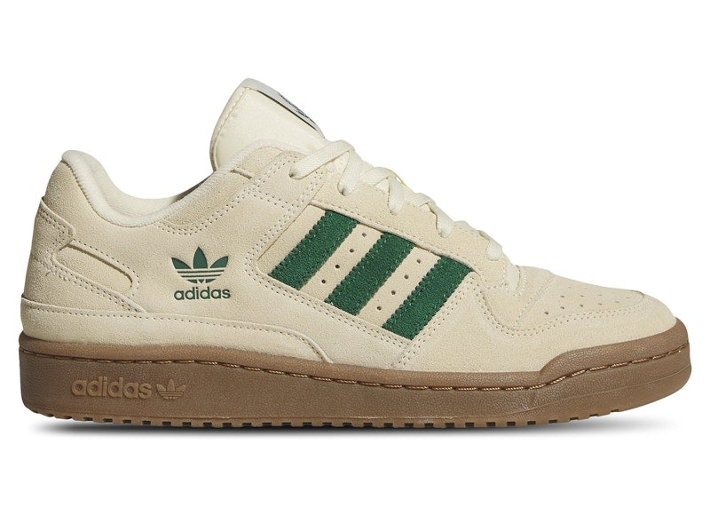 adidas Forum Low CL Warm Vanilla Dark Green Ivory
