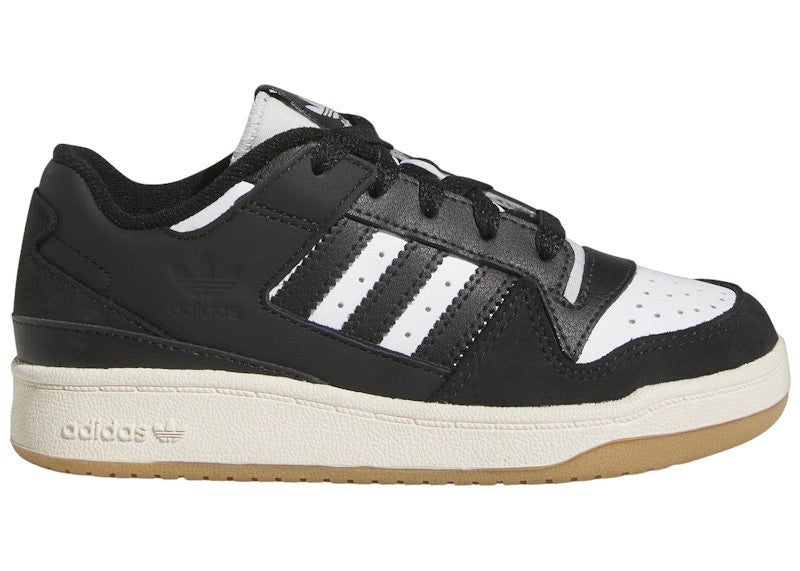 adidas Forum Low Core Black Cloud White Cream White (PS)