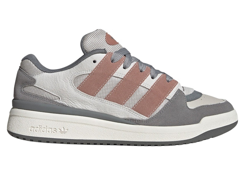 adidas Forum2000 Core White Warm Clay Grey Three