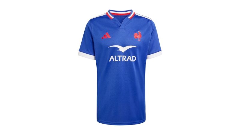 adidas France Rugby Home Replica Jersey Semi Lucid Blue