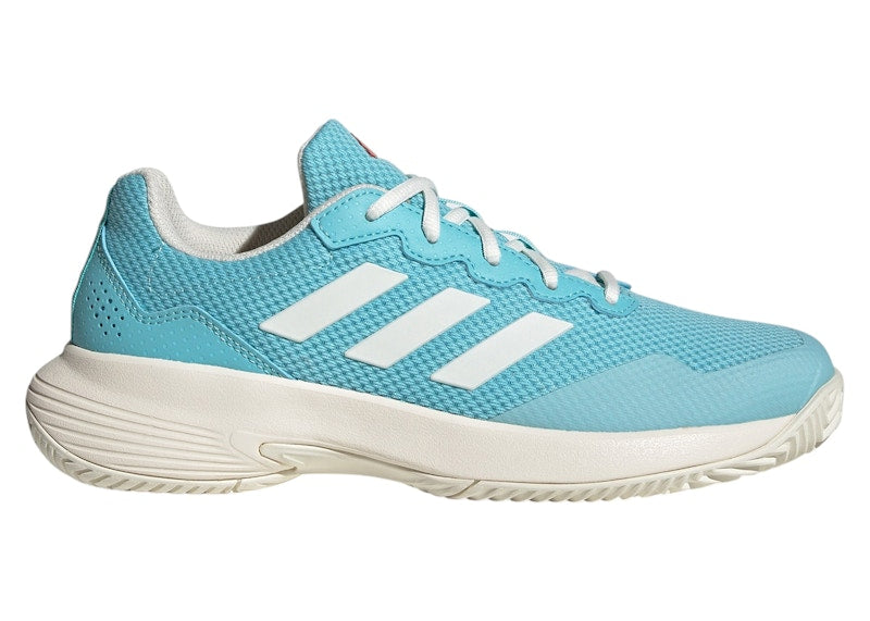 adidas Gamecourt 2.0 Light Aqua Off White (Women's)