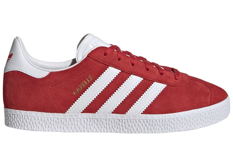adidas Gazelle Better Scarlet Cloud White Gold Metallic (GS)