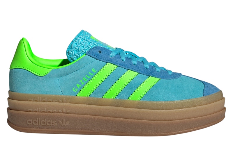 adidas Gazelle Bold Blue Glow Solar Green Bright Blue (Women's)