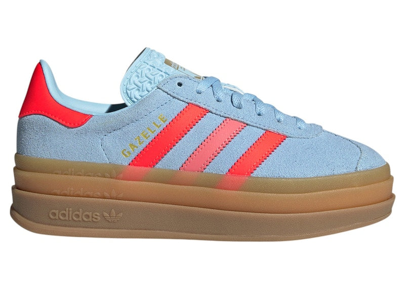 adidas Gazelle Bold Clear Sky Solar Red Gold Metallic (GS)