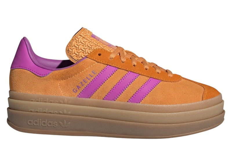 adidas Gazelle Bold Flash Orange Purple Burst Crew Orange (Women's)