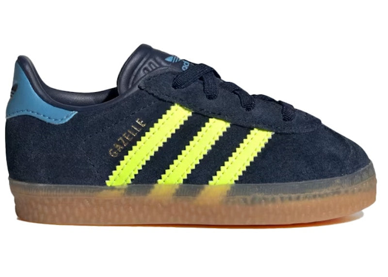 adidas Gazelle Comfort Closure Night Indigo Solar Yellow (TD)