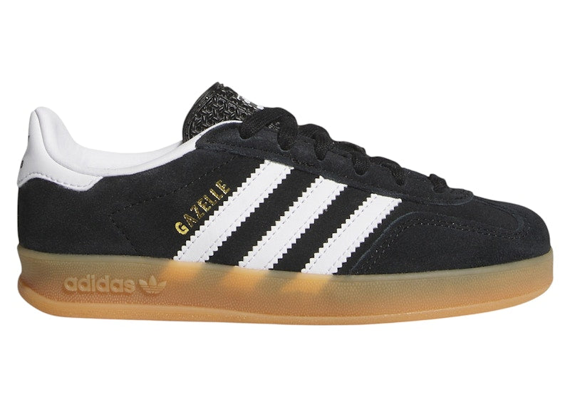 adidas Gazelle Indoor Black White Gum (PS)