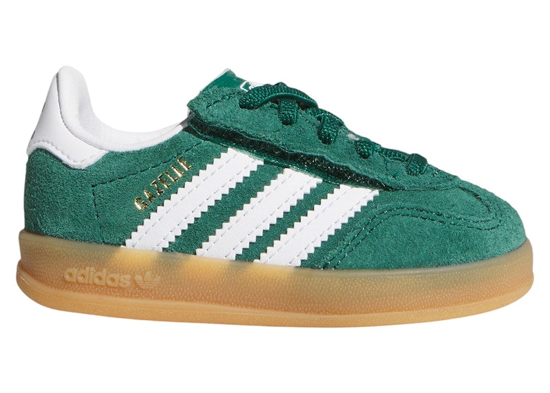 adidas Gazelle Indoor Comfort Closure Collegiate Green White Gum (TD)