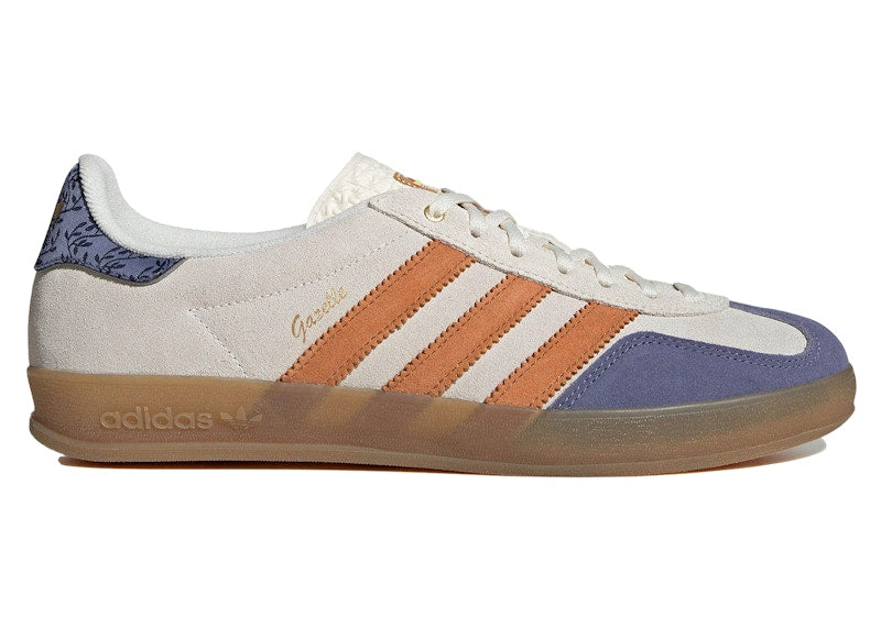 adidas Gazelle Indoor Cream White Blue Orange