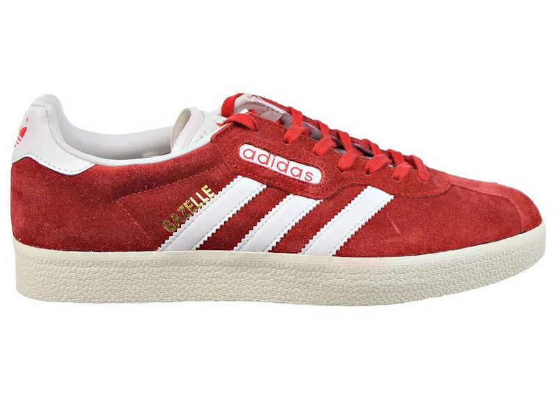 adidas Gazelle Super Red White Gold