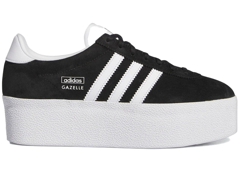 adidas Gazelle Up Black White (Women's)